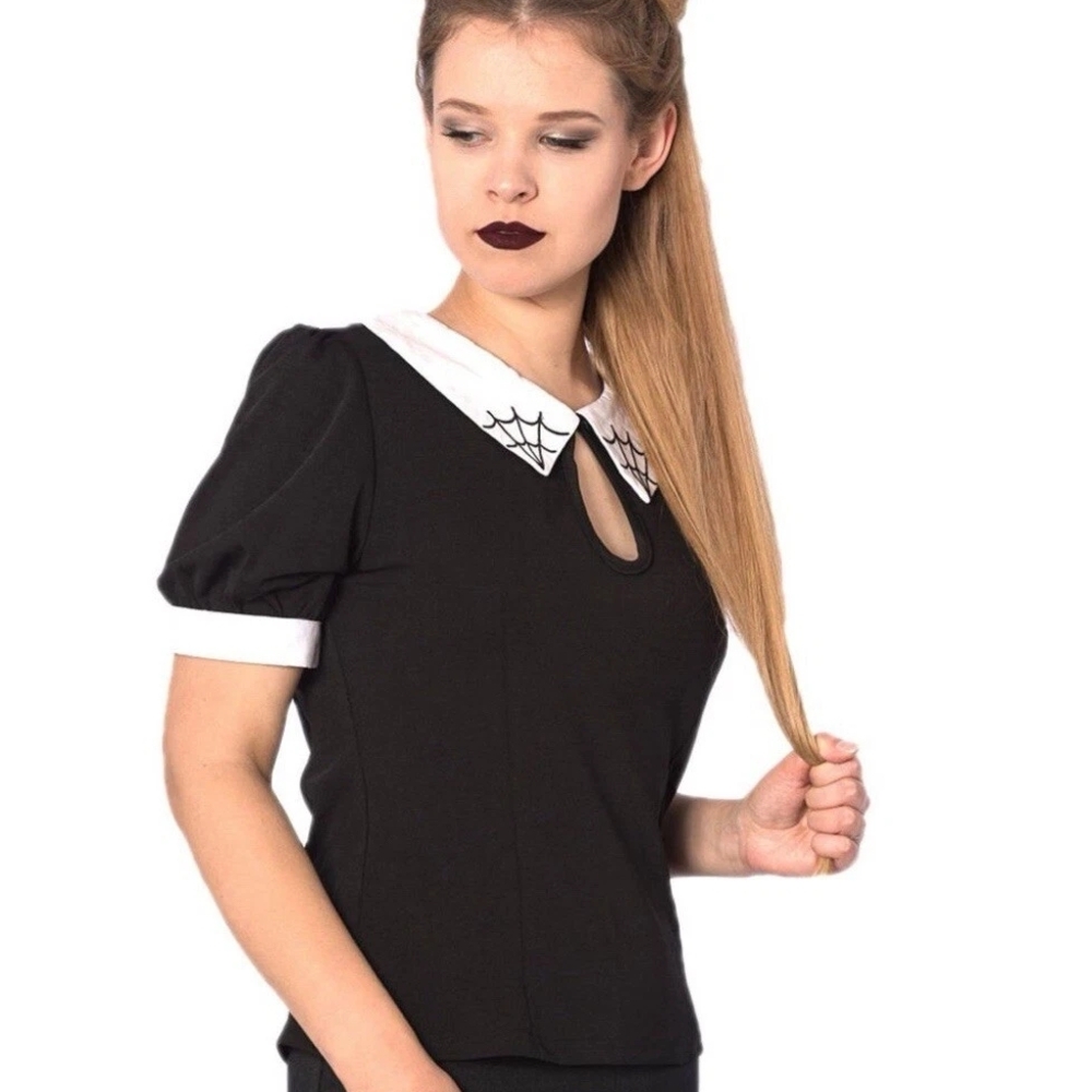 Unique Vintage Spiderweb Blouse